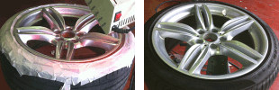 scraped and scratched alloy wheels scraped and scratched alloy wheels